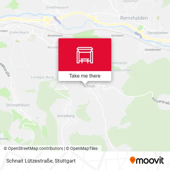 Карта Schnait Lützestraße