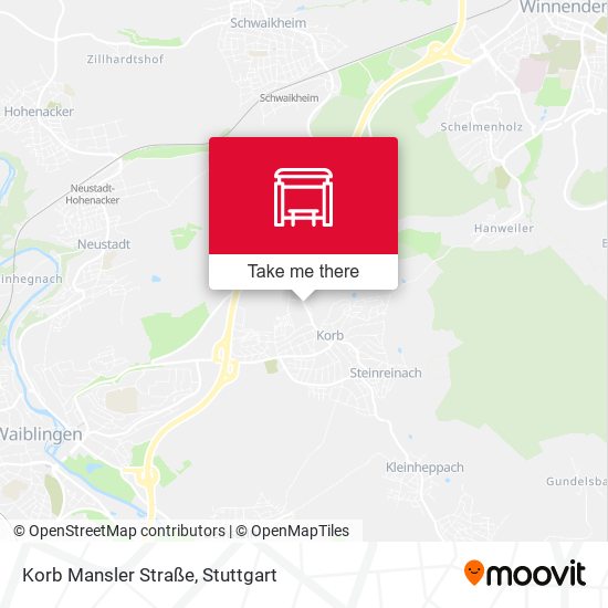 Korb Mansler Straße map