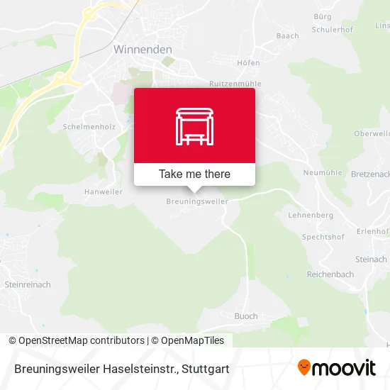 Карта Breuningsweiler Haselsteinstr.