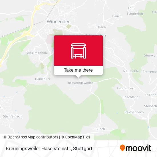 Карта Breuningsweiler Haselsteinstr.