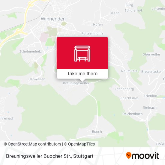 Breuningsweiler Buocher Str. map