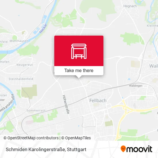 Карта Schmiden Karolingerstraße