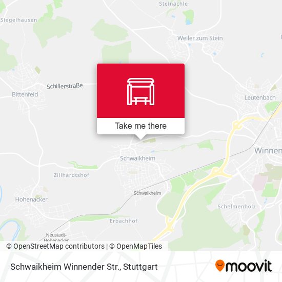 Карта Schwaikheim Winnender Str.