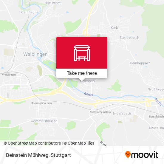 Карта Beinstein Mühlweg
