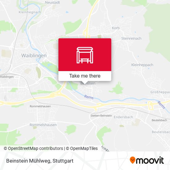 Карта Beinstein Mühlweg