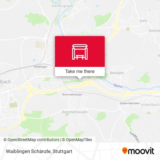 Карта Waiblingen Schänzle