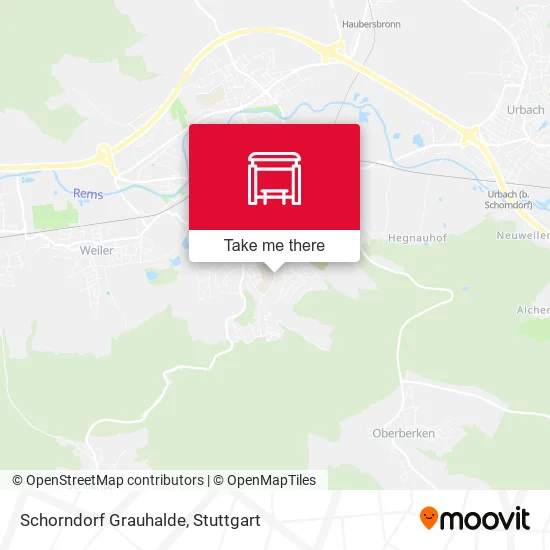 Карта Schorndorf Grauhalde