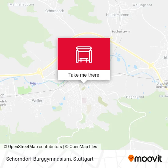 Карта Schorndorf Burggymnasium