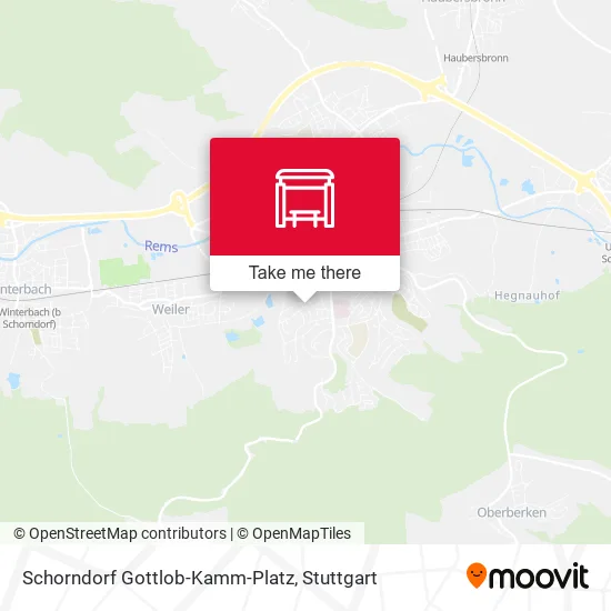 Карта Schorndorf Gottlob-Kamm-Platz