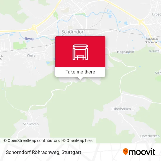 Карта Schorndorf Röhrachweg