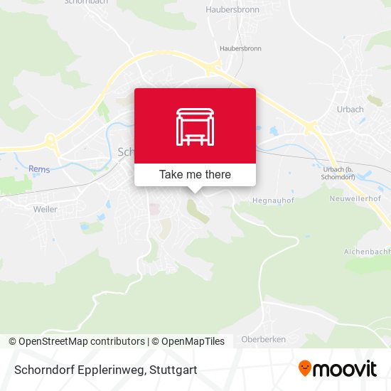 Schorndorf Epplerinweg map