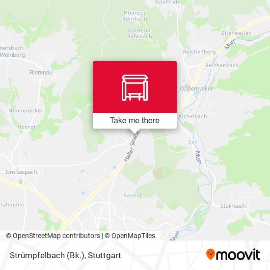 Карта Strümpfelbach (Bk.)