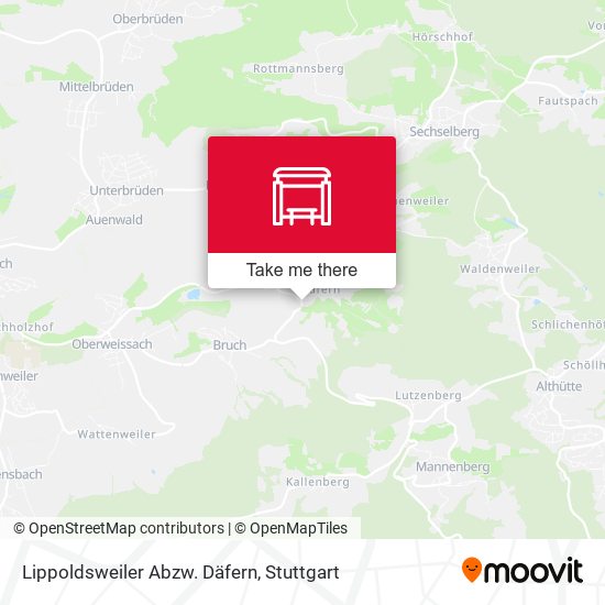 Lippoldsweiler Abzw. Däfern map