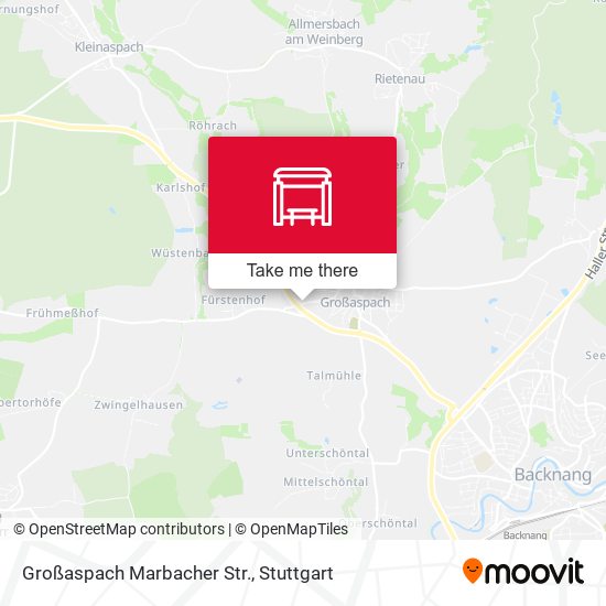 Карта Großaspach Marbacher Str.