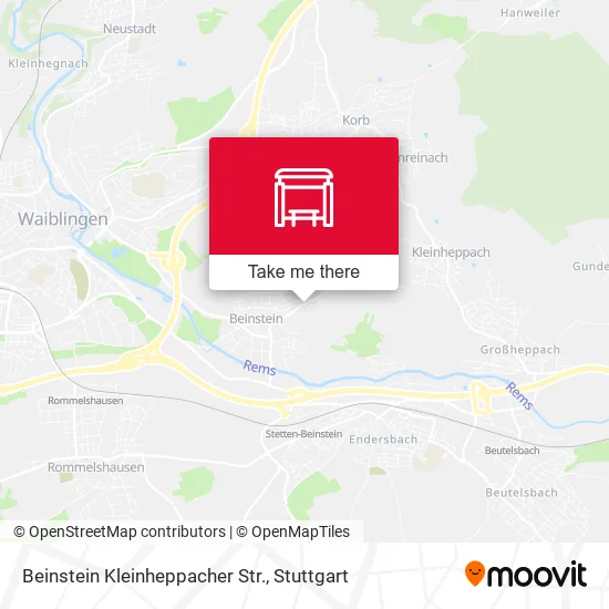 Карта Beinstein Kleinheppacher Str.