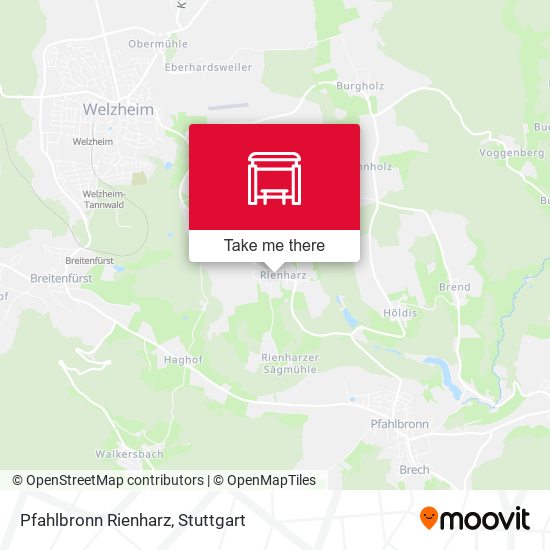 Карта Pfahlbronn Rienharz