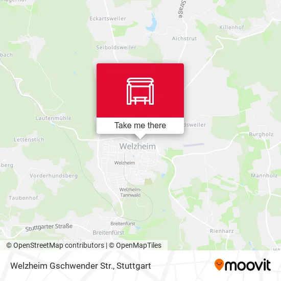 Карта Welzheim Gschwender Str.