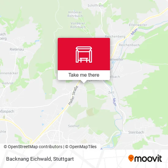 Карта Backnang Eichwald