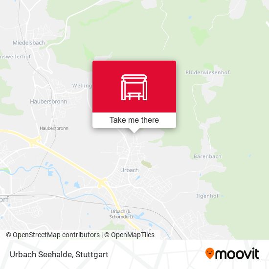 Карта Urbach Seehalde