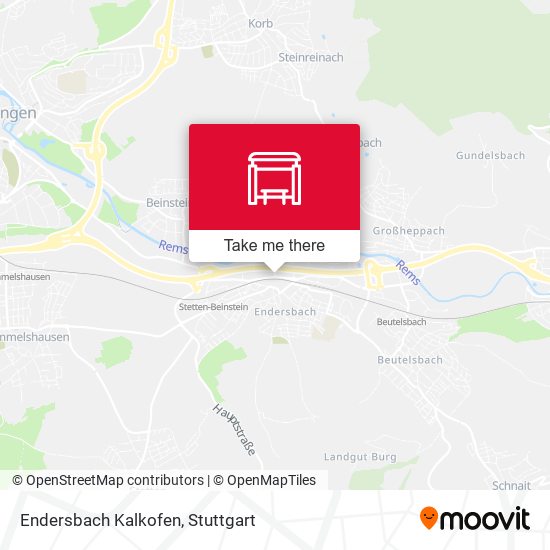 Карта Endersbach Kalkofen