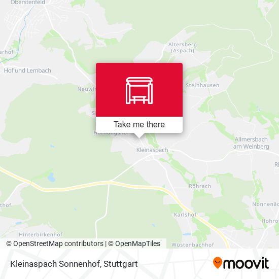 Kleinaspach Sonnenhof map