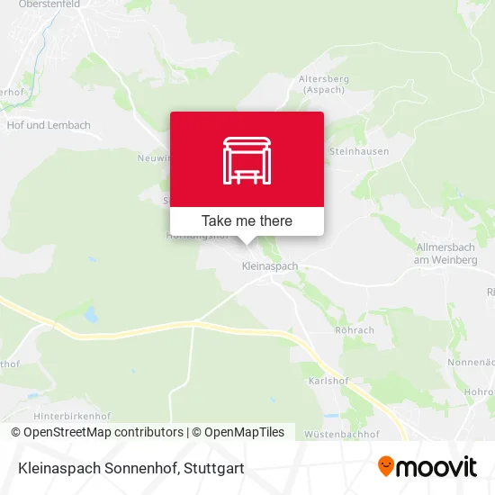 Карта Kleinaspach Sonnenhof