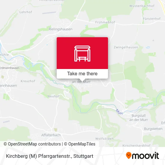 Карта Kirchberg (M) Pfarrgartenstr.