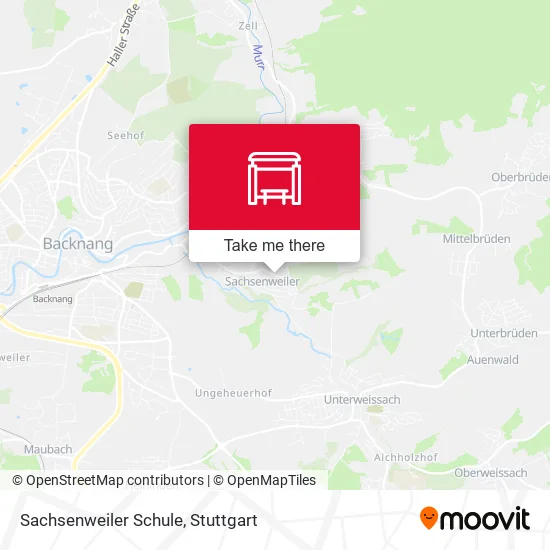 Карта Sachsenweiler Schule
