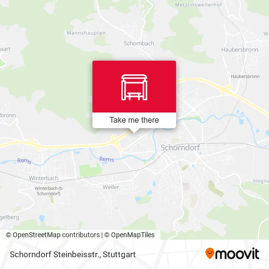 Карта Schorndorf Steinbeisstr.