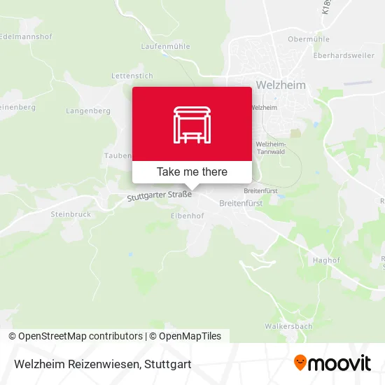 Карта Welzheim Reizenwiesen