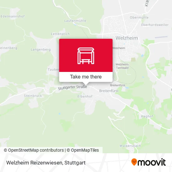 Карта Welzheim Reizenwiesen