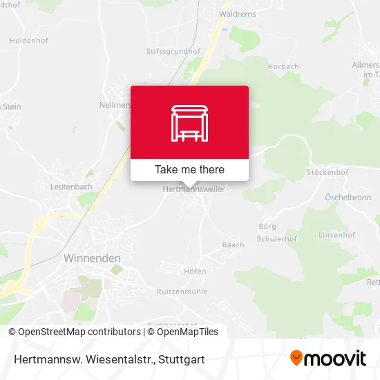 Карта Hertmannsw. Wiesentalstr.