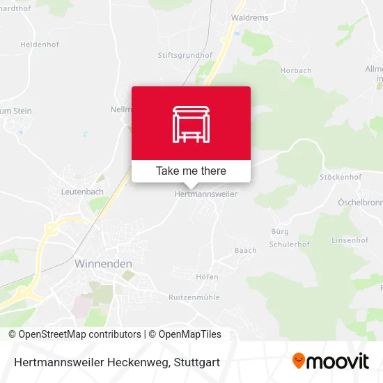 Карта Hertmannsweiler Heckenweg