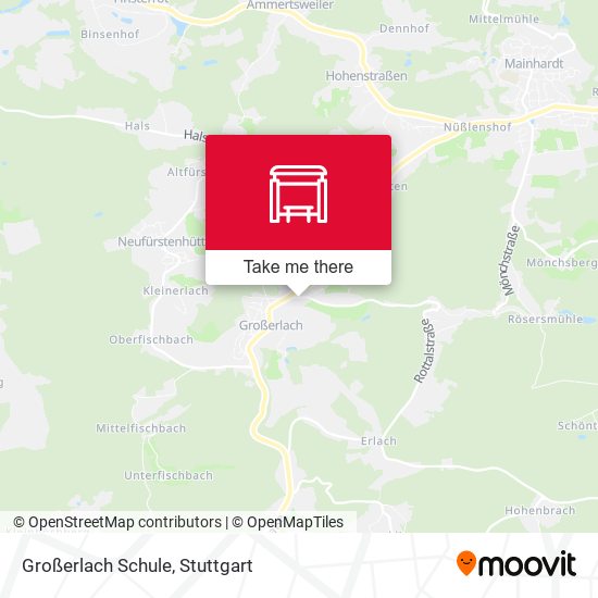 Карта Großerlach Schule