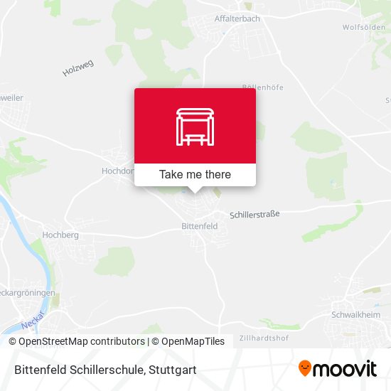 Bittenfeld Schillerschule map