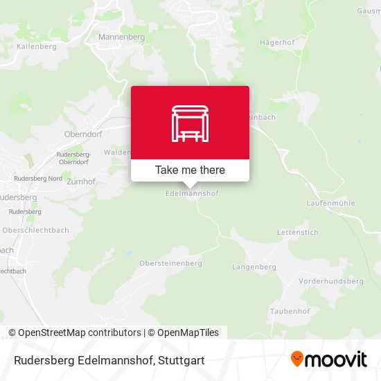 Карта Rudersberg Edelmannshof