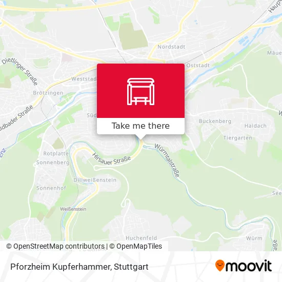 Карта Pforzheim Kupferhammer