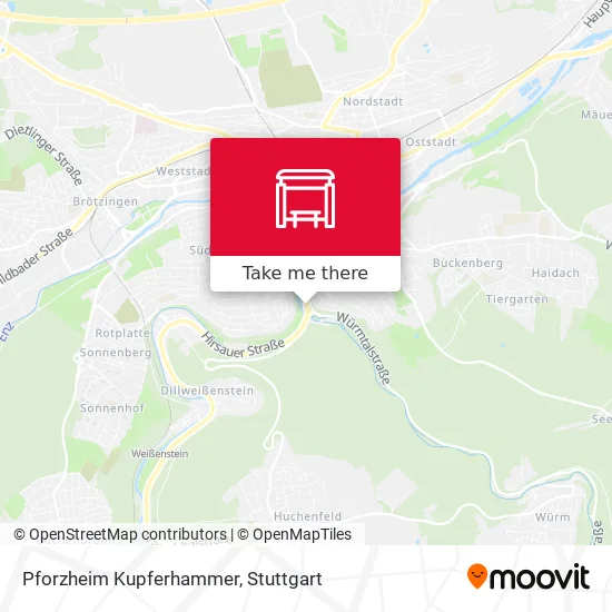 Карта Pforzheim Kupferhammer
