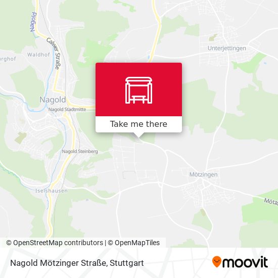 Nagold Mötzinger Straße map