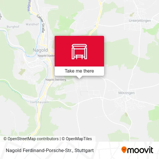 Карта Nagold Ferdinand-Porsche-Str.