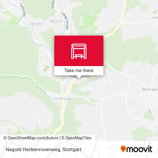 Карта Nagold Heckenrosenweg