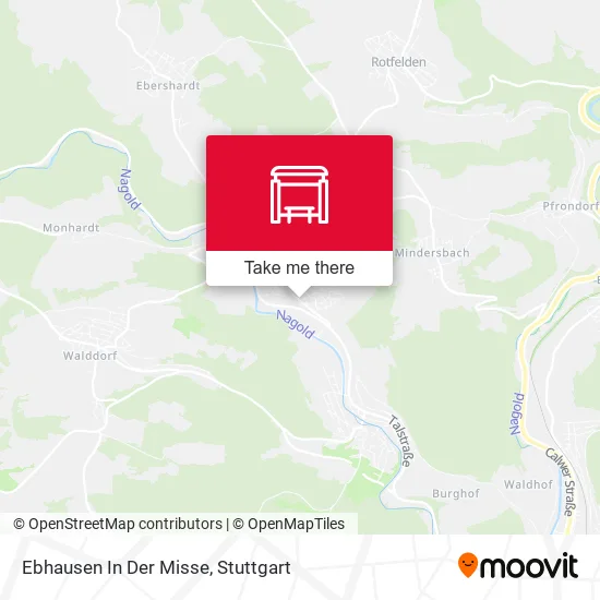 Карта Ebhausen In Der Misse