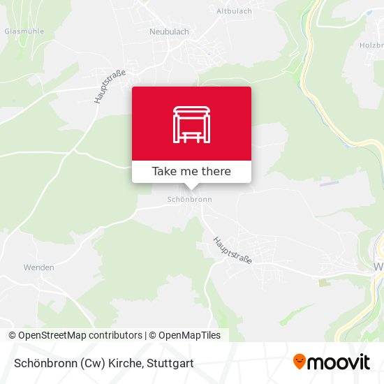 Schönbronn (Cw) Kirche map