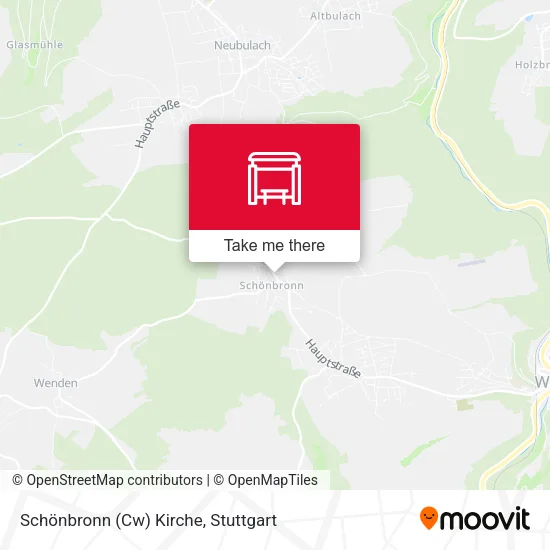Карта Schönbronn (Cw) Kirche
