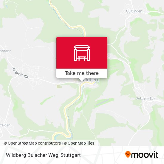 Карта Wildberg Bulacher Weg