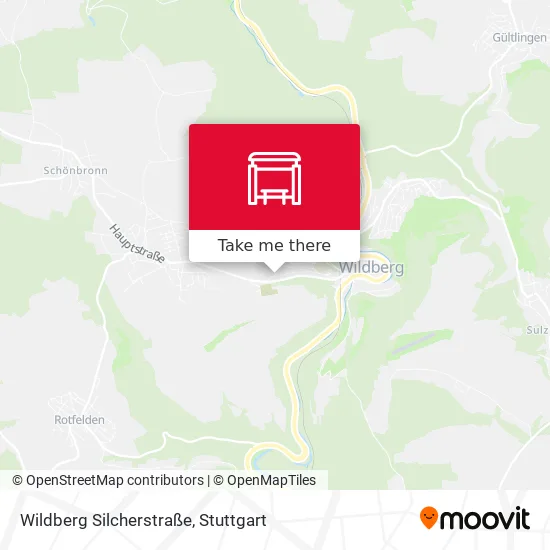 Карта Wildberg Silcherstraße