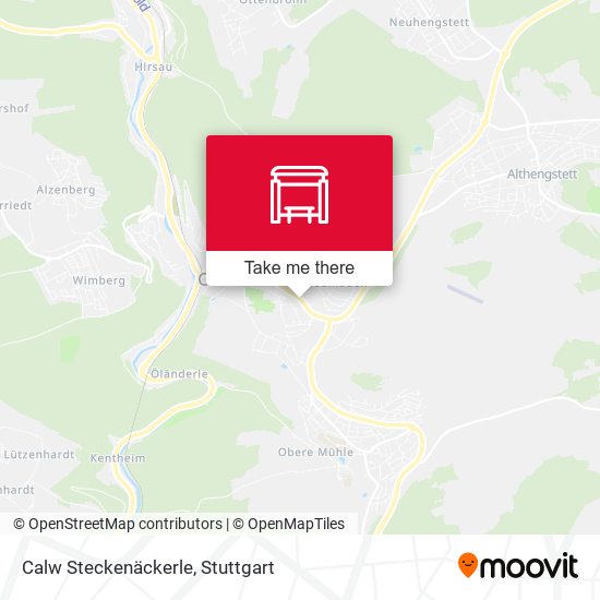 Карта Calw Steckenäckerle