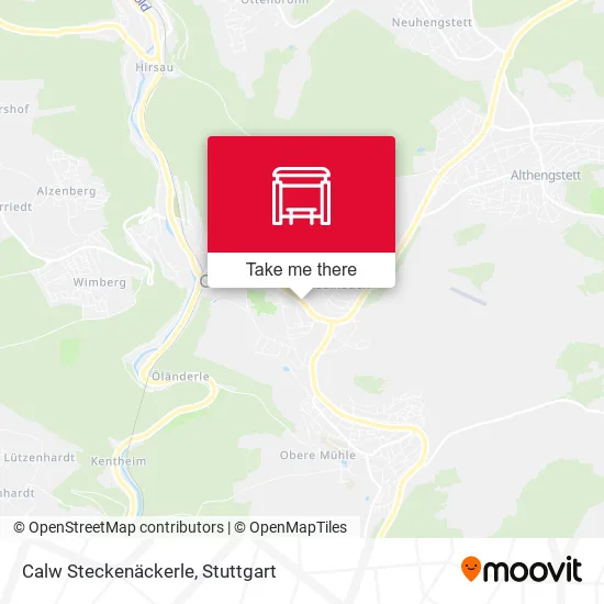 Карта Calw Steckenäckerle
