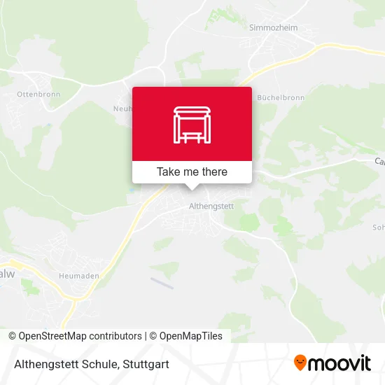 Карта Althengstett Schule