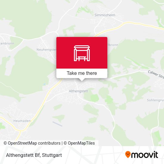 Карта Althengstett Bf